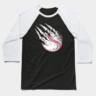 Skeleton hand baseball scratching baseball player Baseball T-Shirt